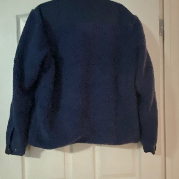 MENS PETER MILLAR CROWN AUTUMN PILE FLEECE FULL ZIP Jacket LARGE STARDUST - Picture 3 of 6